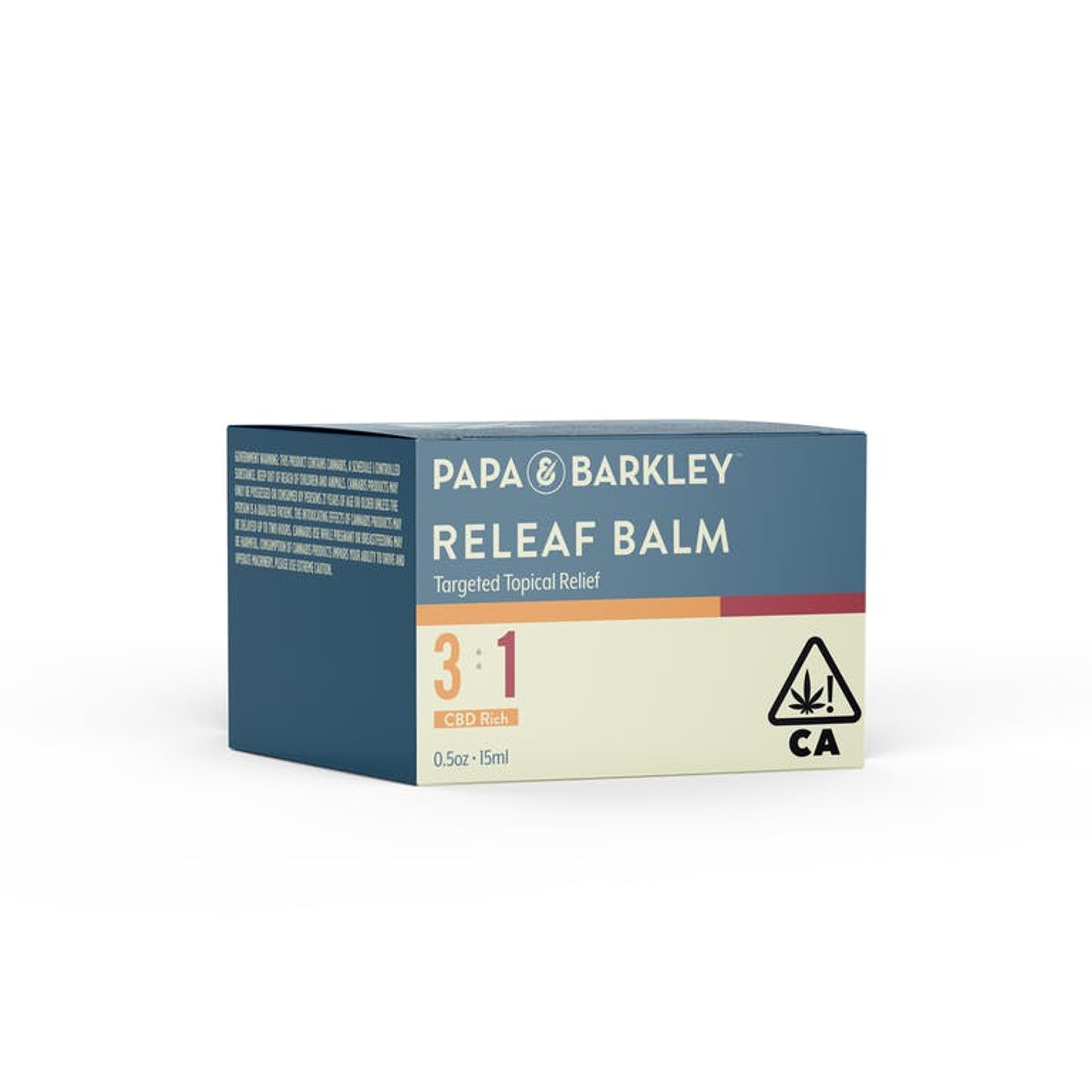 Balm: CBD Rich 3:1 (15ML) 180mg - Papa & Barkley - - $30 - Topicals