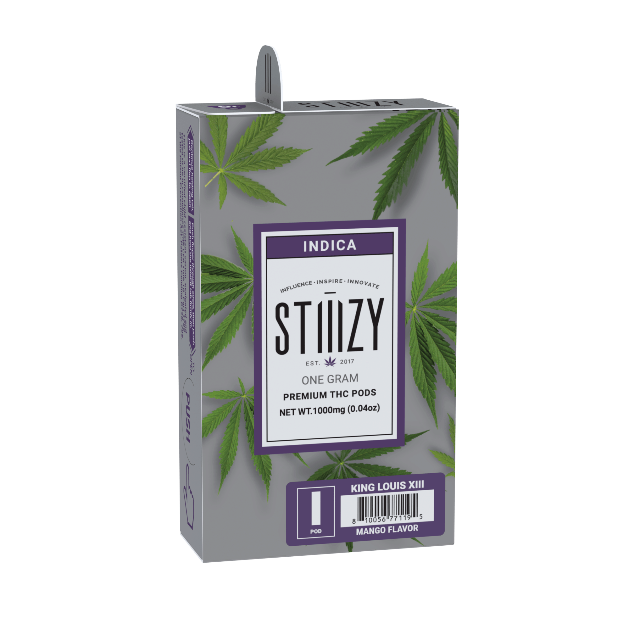 STIIIZY POD | 1g King Louis XIII - Indica - STIIIZY -  - $22.50 - Vape Carts