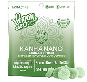 Kanha CBD - Kanha - Vegan Green Apple 20:1 - $15 - Edibles
