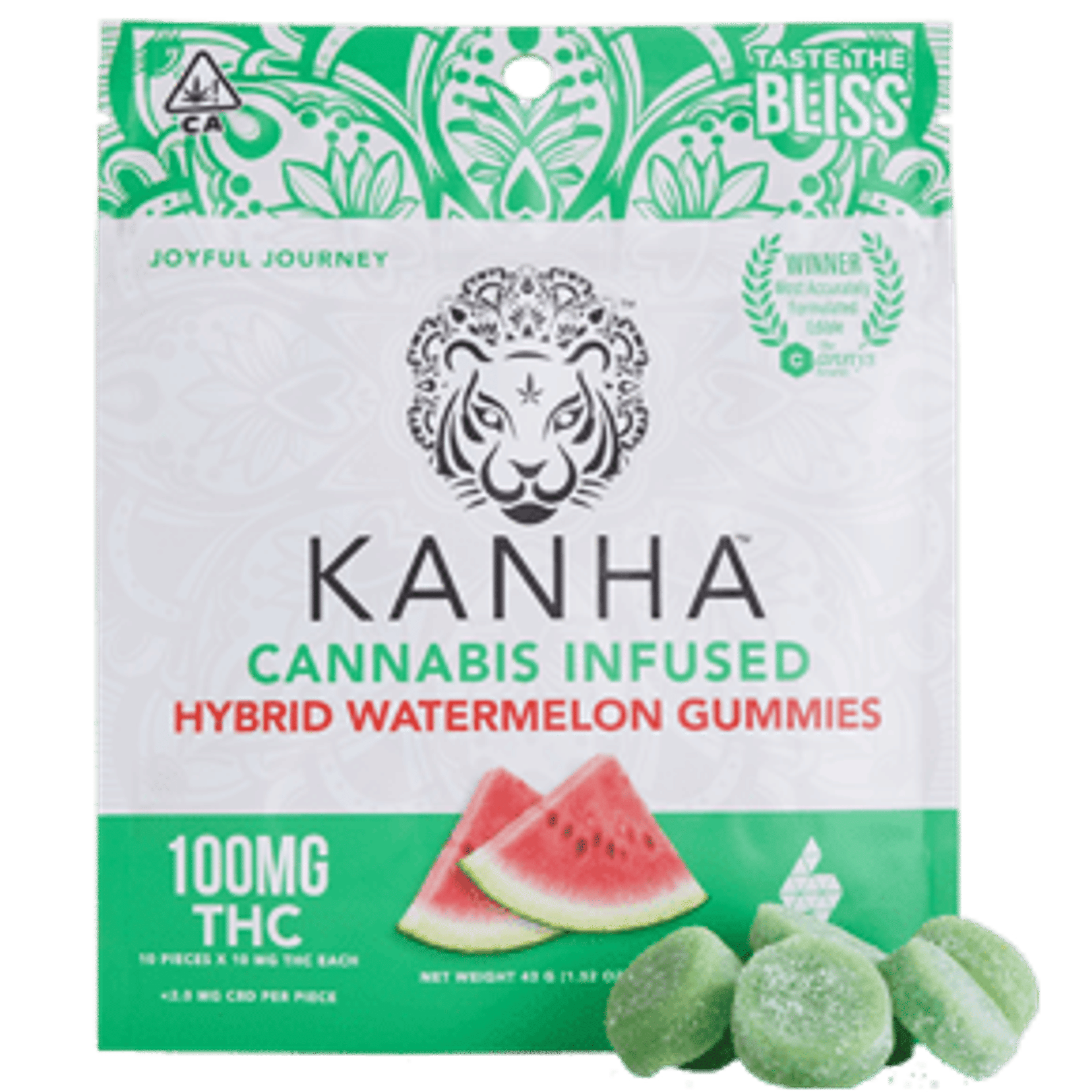 Kanha THC Gummies 10mg - Kanha - Mango (I) - $19 - Edibles