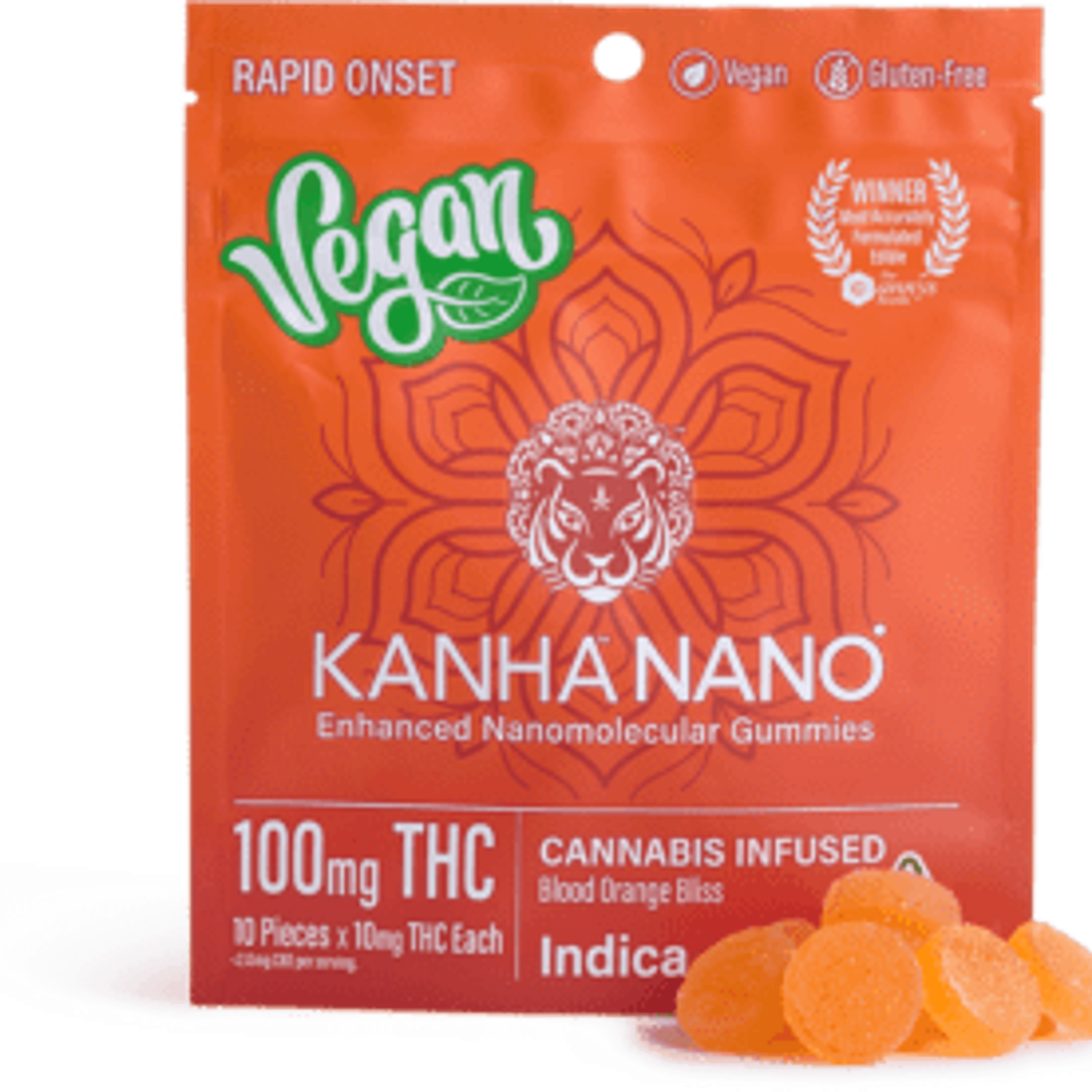 Kanha Nano Gummies - Kanha - Passionfruit (i) 5mg - $24 - Edibles