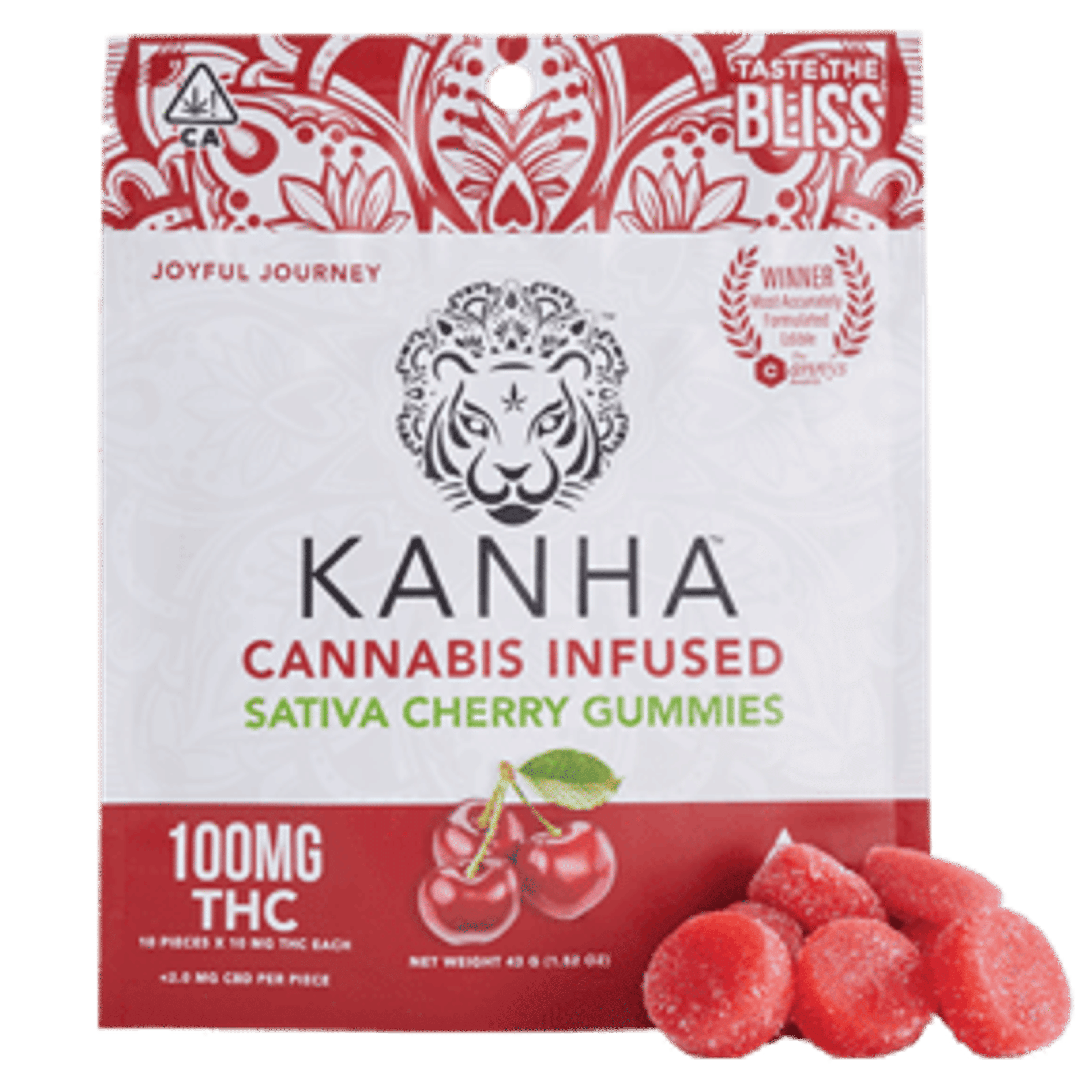 Kanha THC Gummies 10mg - Kanha - Mango (I) - $19 - Edibles