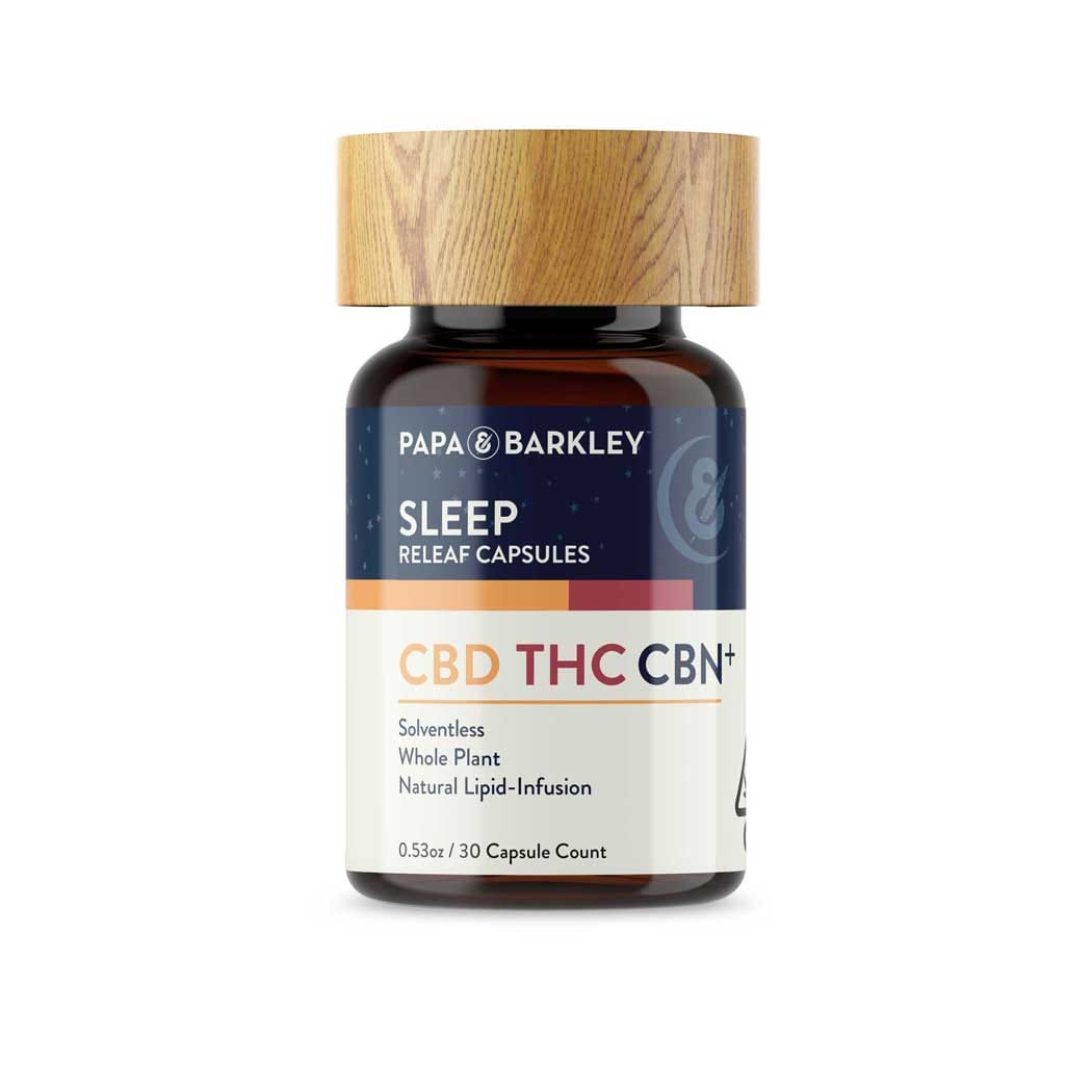 CBN Capsules | Sleep Releaf  (30-Count) - Papa & Barkley -  - $60 - Edibles
