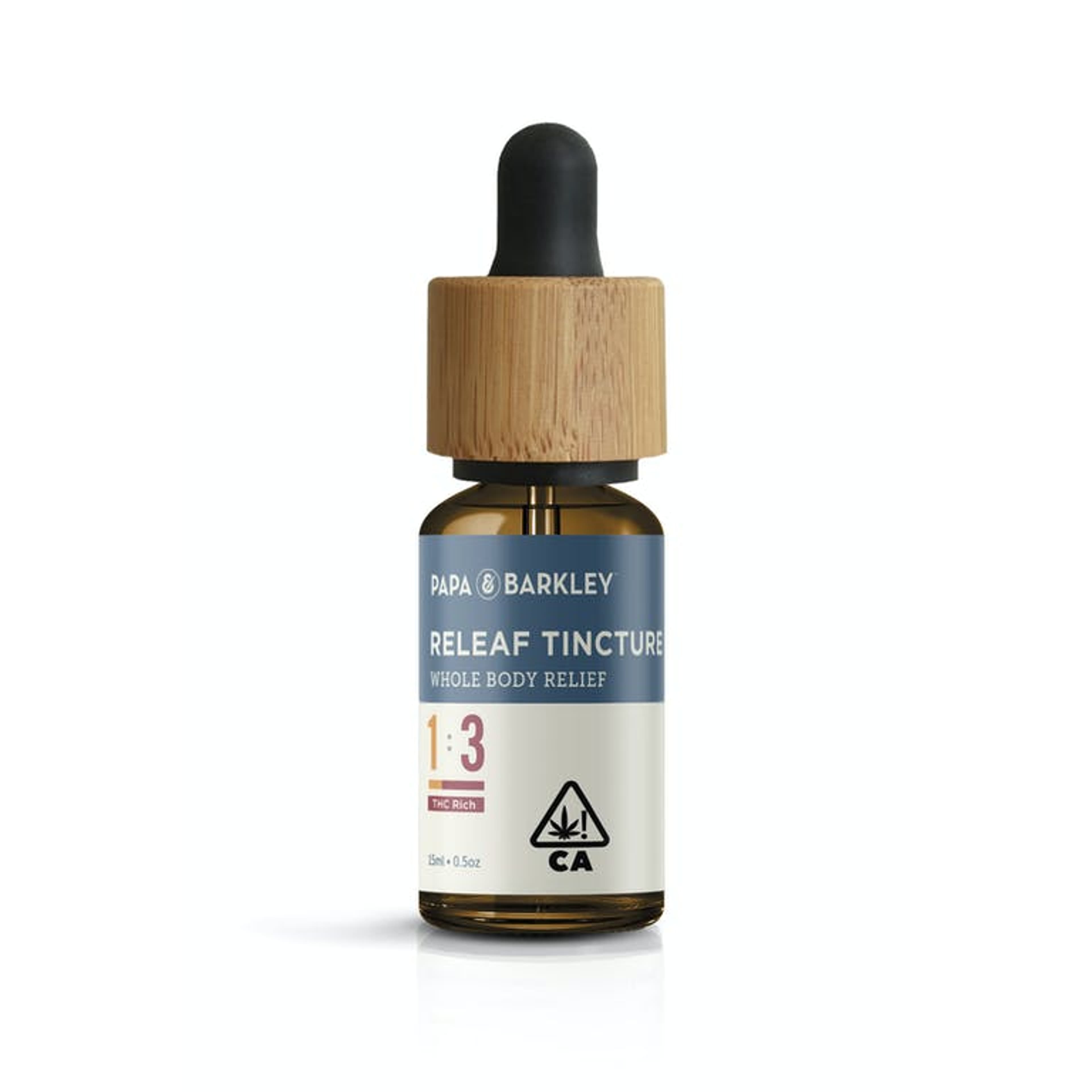 Tincture: THC Rich 1:3 (15ML) 450mg - Papa & Barkley - - $40 - Tincture