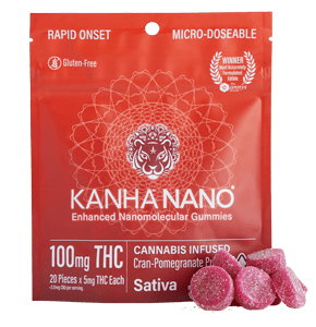 Kanha Nano Gummies - Kanha - Passionfruit (i) 5mg - $24 - Edibles