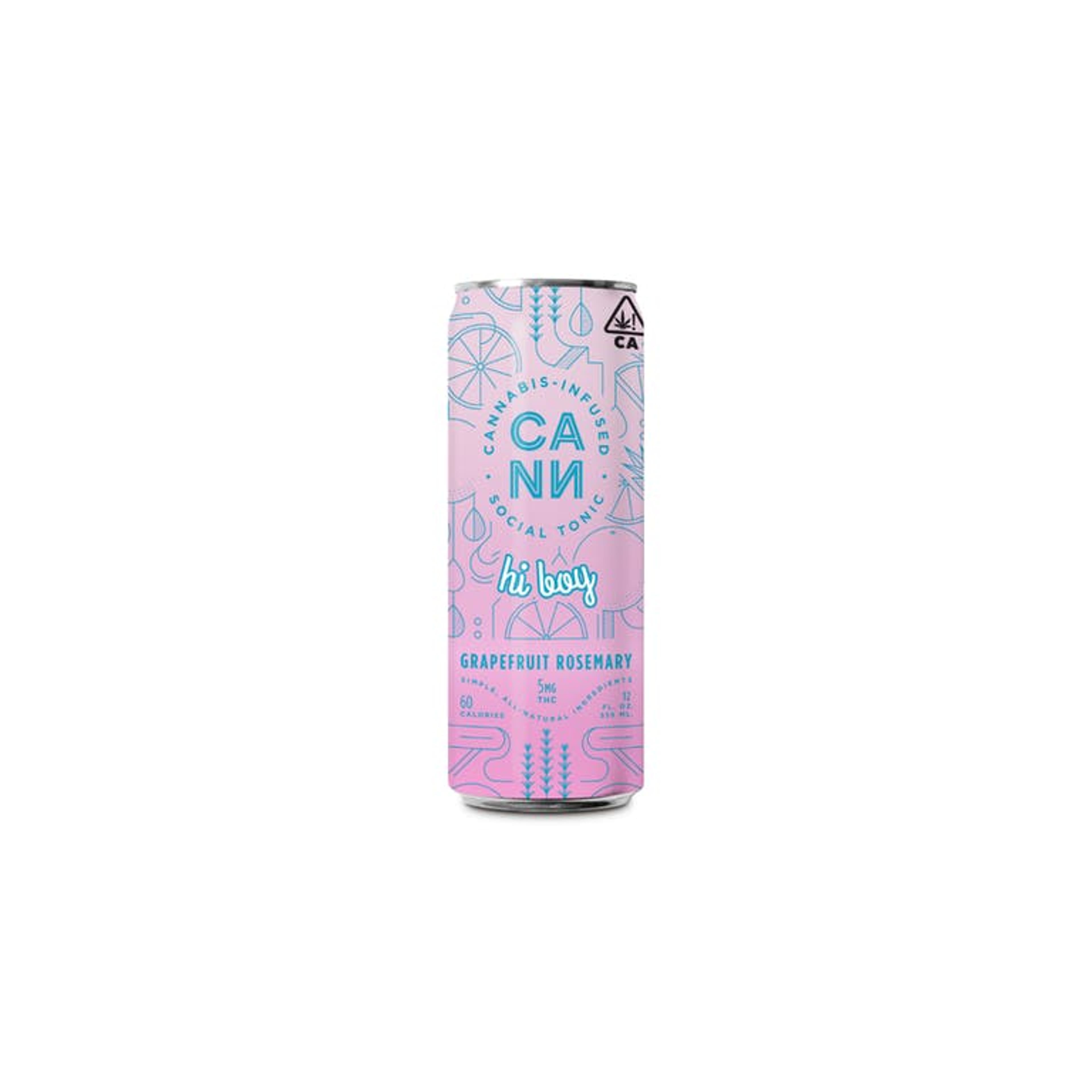 Drink: Grapefruit Rosemary Hi-Boys (4pk) - CANN Drinks - - $25 - Beverages/Drinks