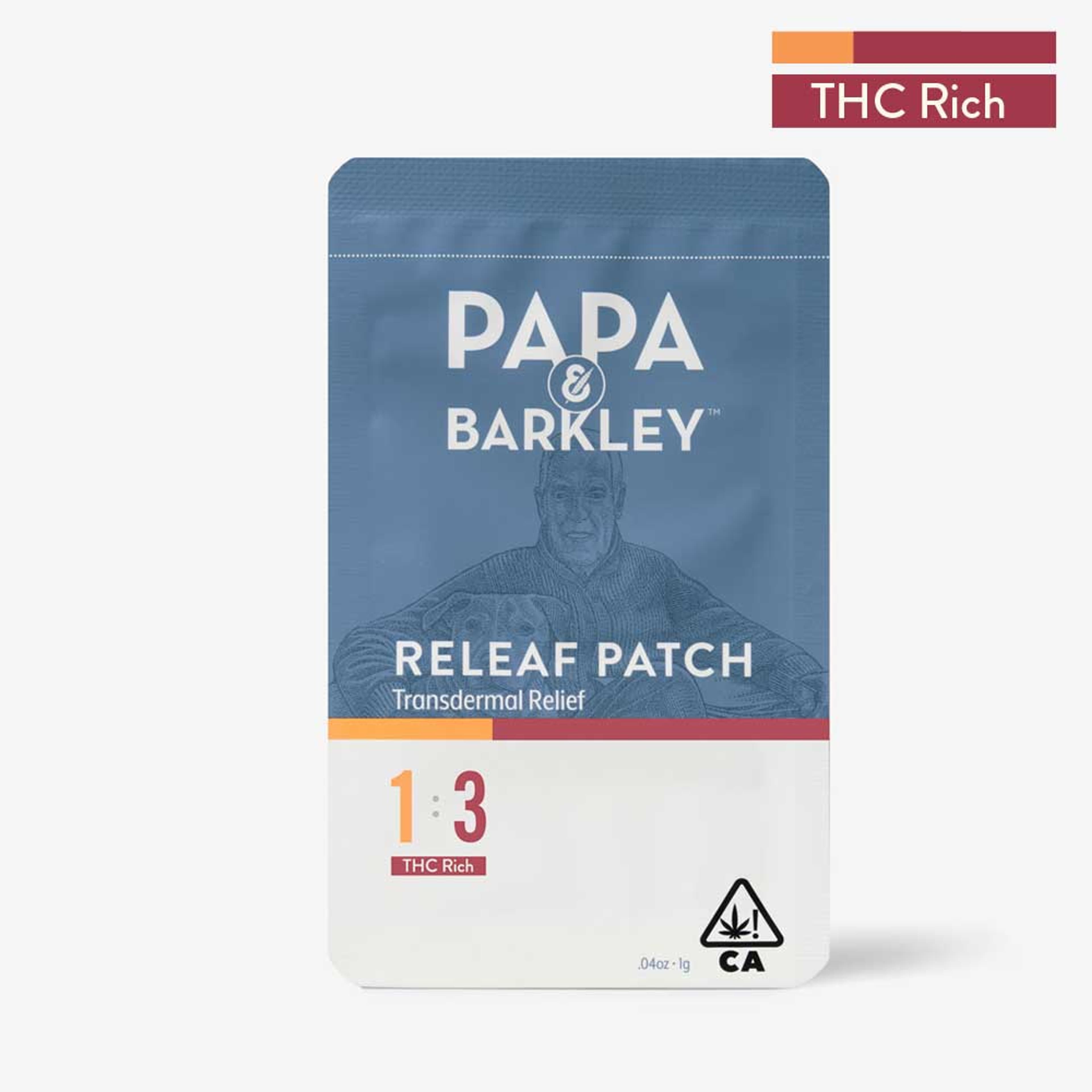 1:3 THC Rich | Releaf Patch - Papa & Barkley - - $12 - Topicals