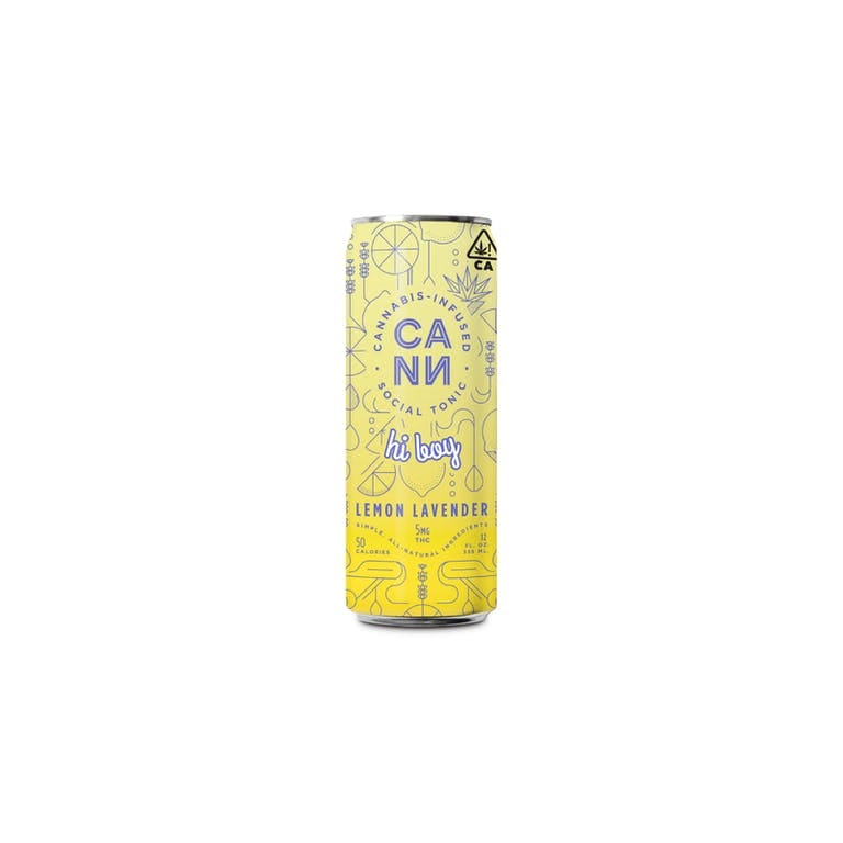 Drink: Lemon Lavender Hi-Boys (4pk) - CANN Drinks -  - $25 - Beverages/Drinks