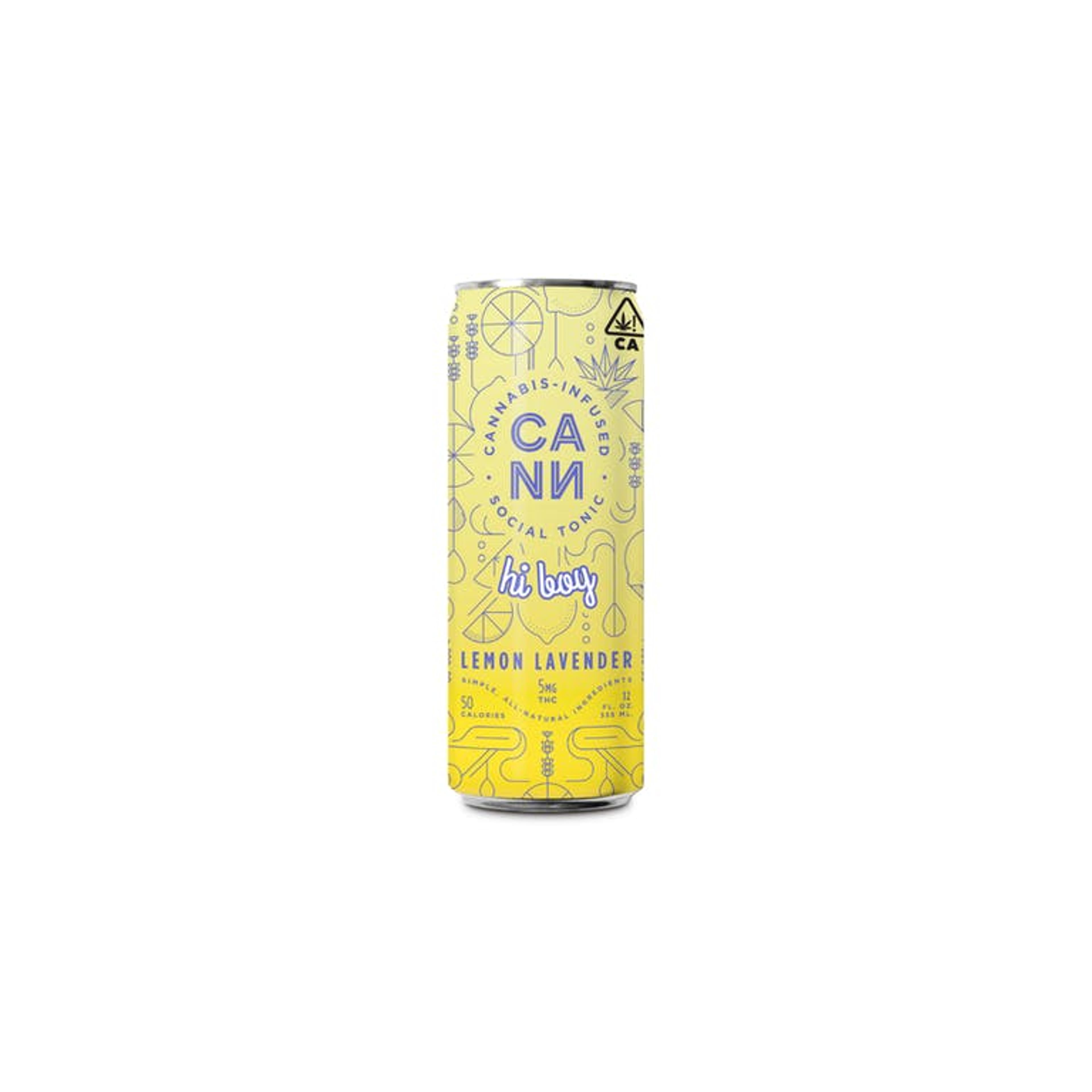 Drink: Lemon Lavender Hi-Boys (4pk) - CANN Drinks - - $25 - Beverages/Drinks