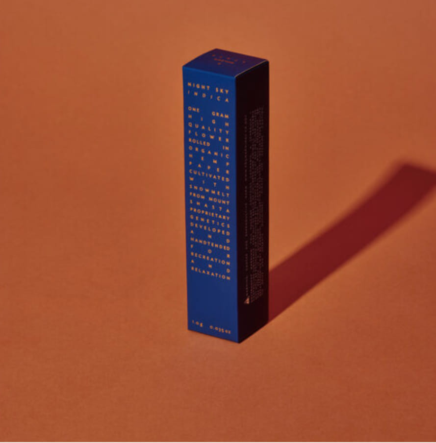 NIGHT SKY Indica 1G Indoor Preroll - A Golden State (AGS) -  - $20.05 - Pre-Rolls