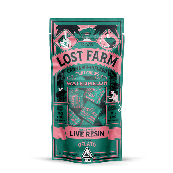 Lost Farm Chews | Watermelon / Gelato - Kiva -  - $20 - Edibles