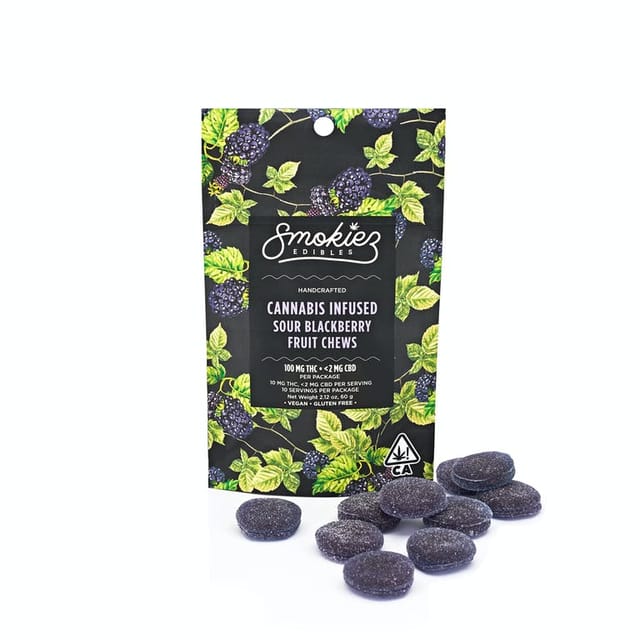 Smokiez Edibles — Sour Blackberry Fruit Chews