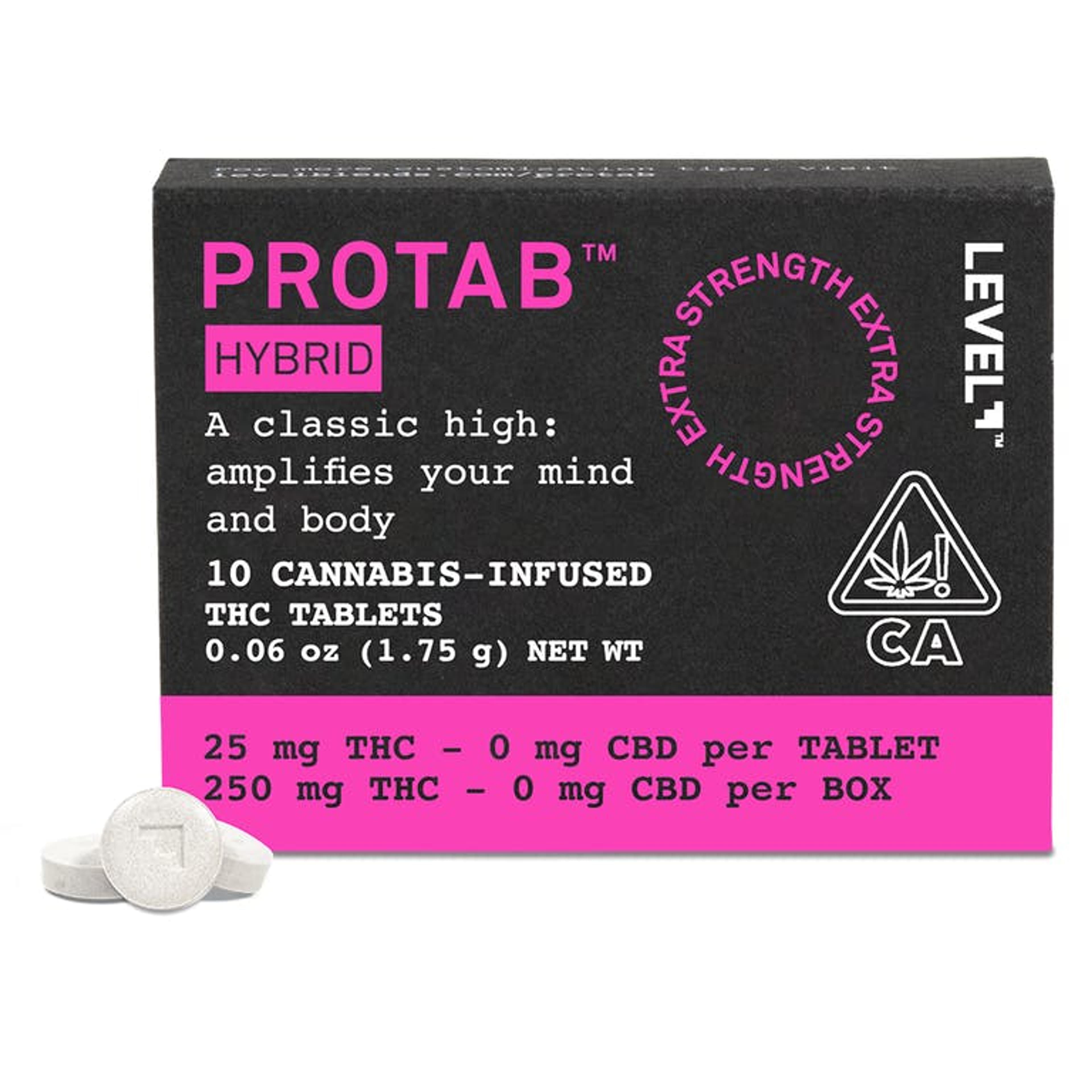 Protab: Hybrid - 250mg - Level - null - $26 - Capsules/Tablets