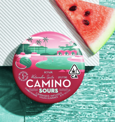 Kiva Confections — Camino Sour Watermelon Spritz Gummies