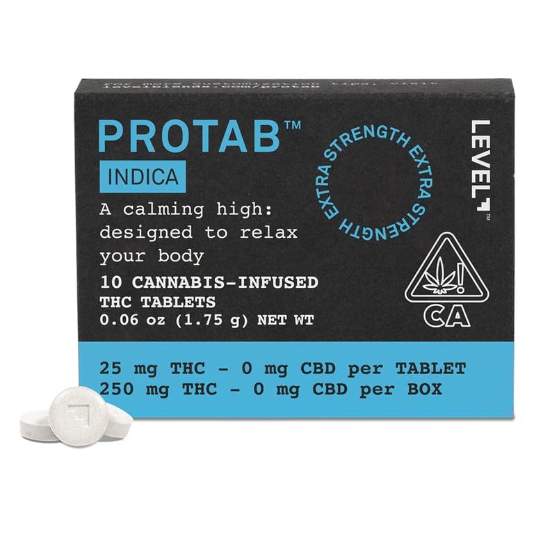 Protab: Indica - 250mg - Level - null - $26 - Capsules/Tablets