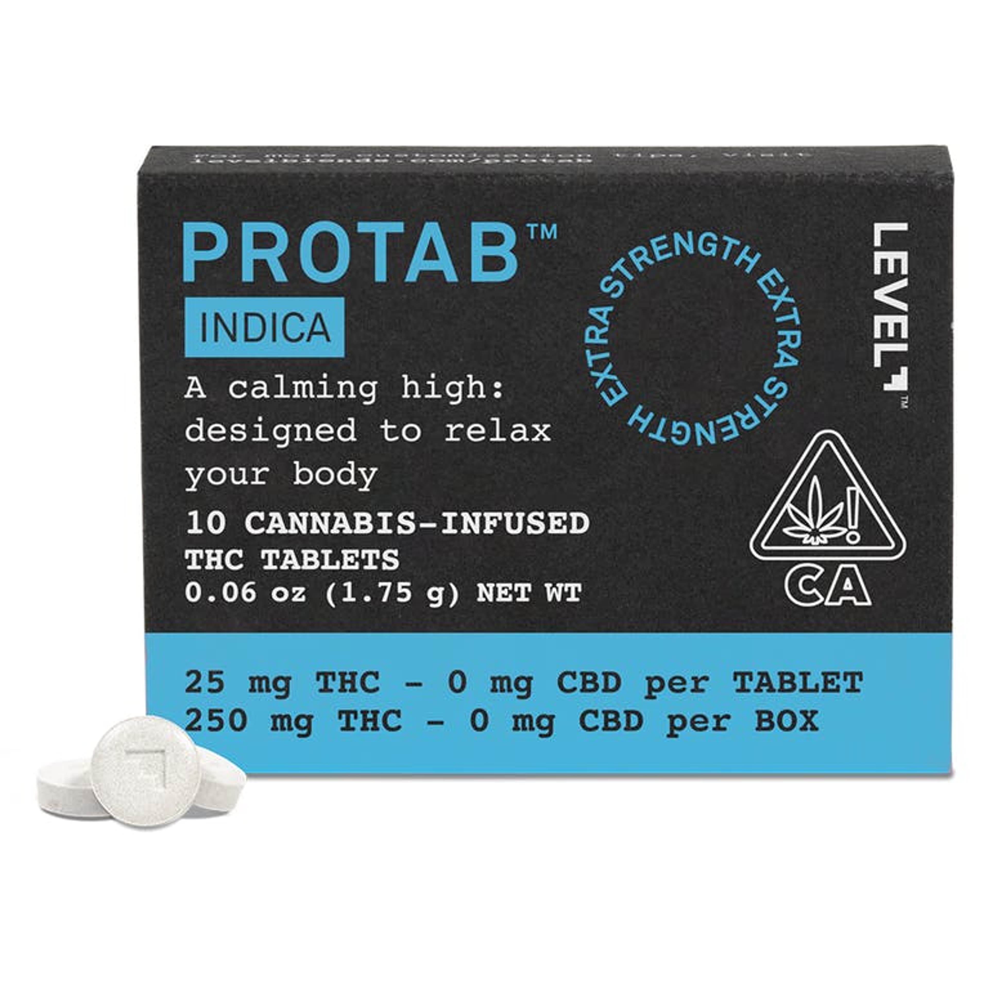 Protab: Indica - 250mg - Level - null - $26 - Capsules/Tablets