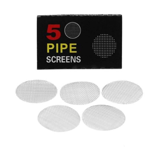 STAINLESS STEEL PIPE SCREENS 5pk