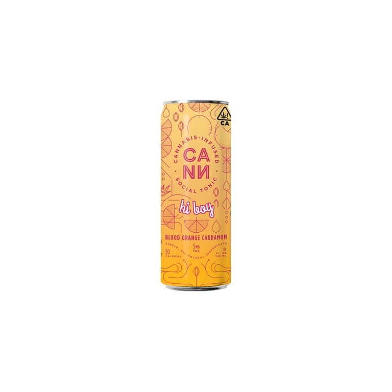 Drink: Blood Orange Cardamom Hi-Boys (4pk) - CANN Drinks -  - $25 - Beverages/Drinks