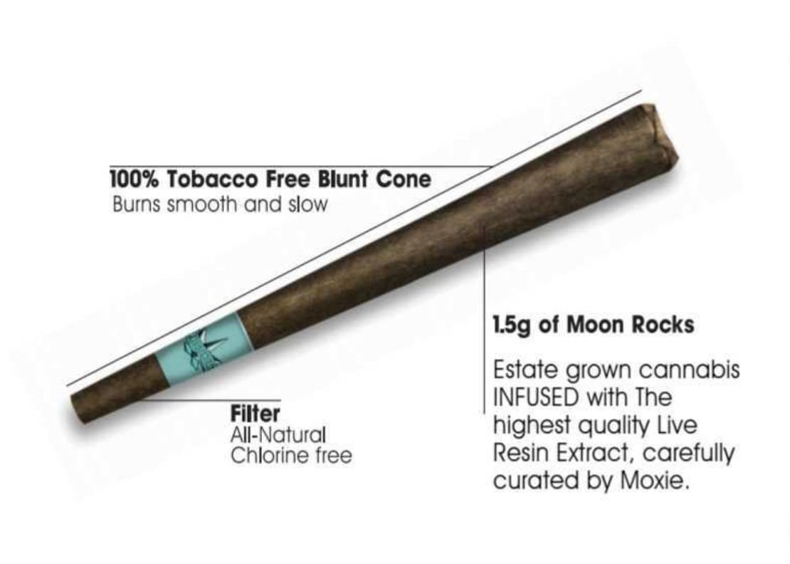 MoonRock Blunt | Classic - 1.5g - Presidential -  - $22.50 - Infused Pre-Rolls