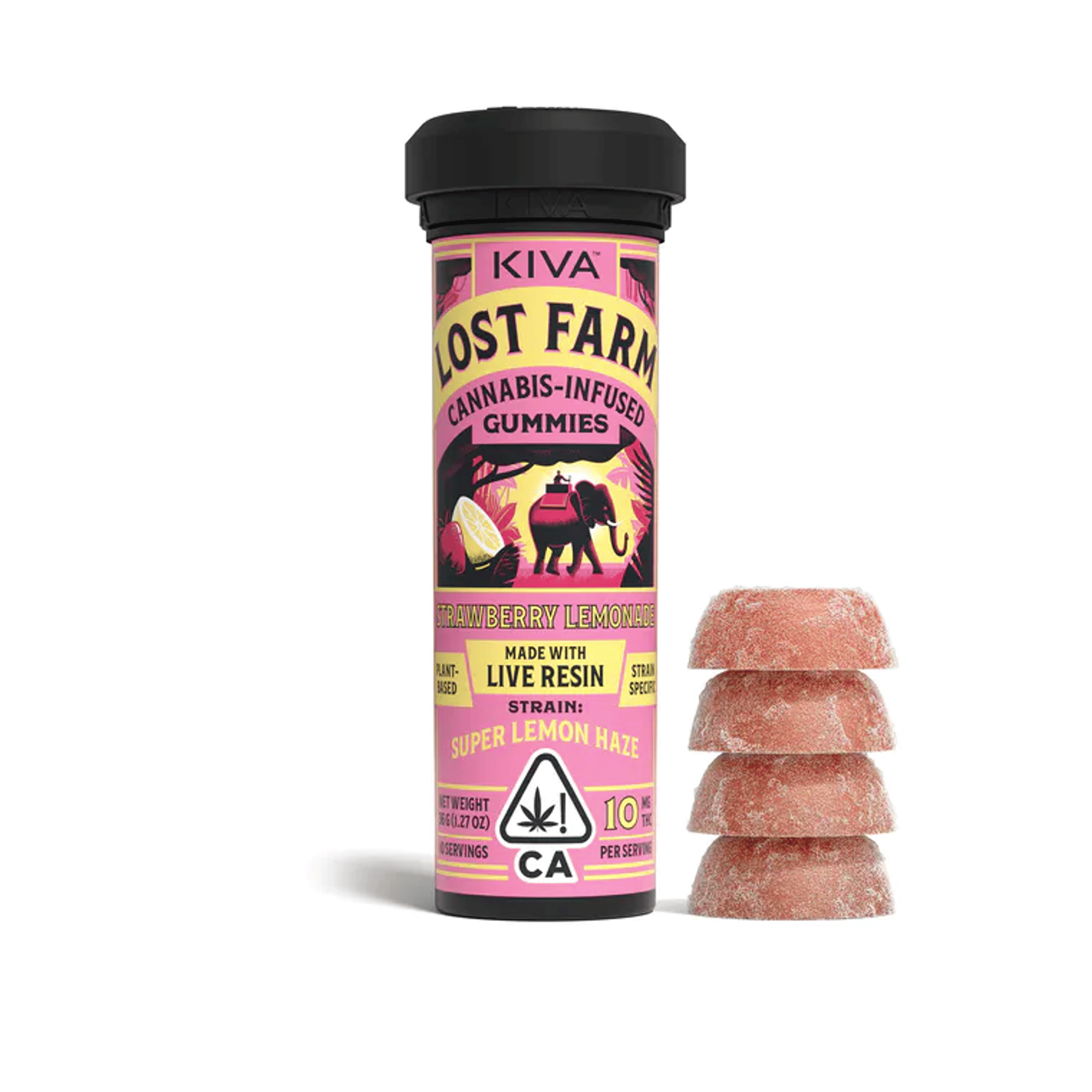 Lost Farm Gummies | Strawberry Lemonade / Super Lemon Haze - Kiva - - $20 - Edibles