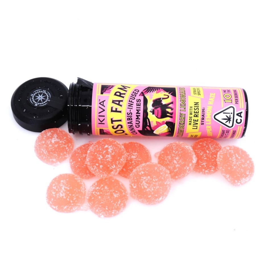 Lost Farm Gummies | Strawberry Lemonade / Super Lemon Haze - Kiva -  - $20 - Edibles