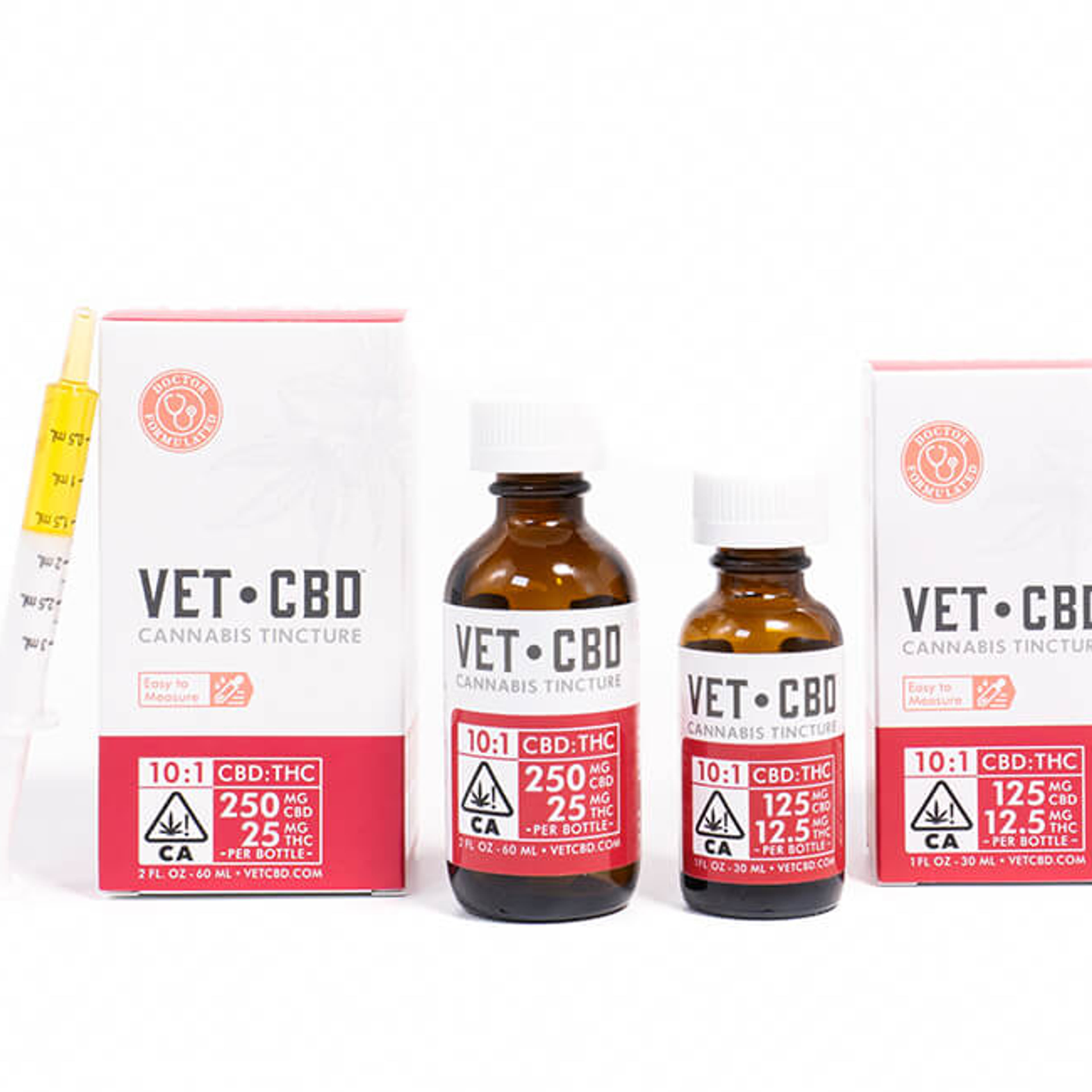 $38.79 / 71.83 - Vet CBD Tinctures - VetCBD - 250:25 Red Box CBD:THC 2oz - $50 - Wellness