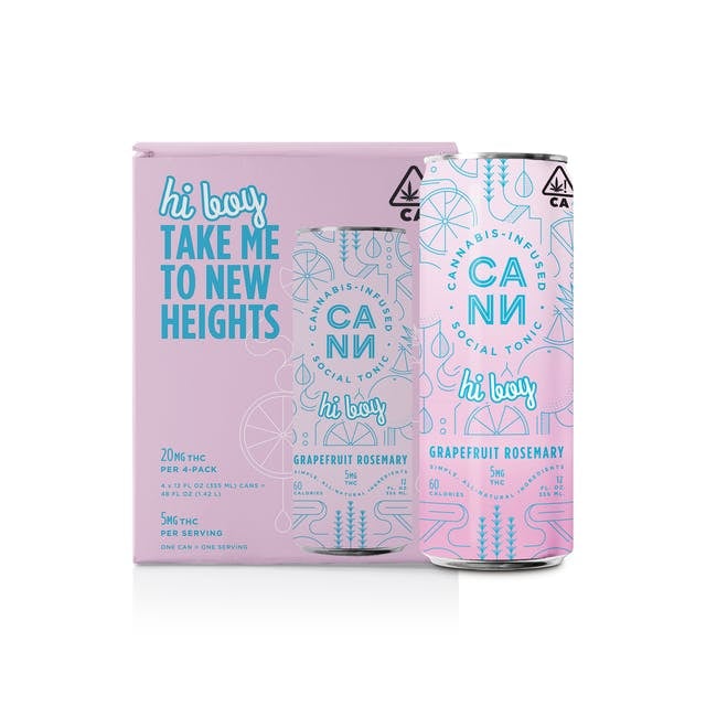 Hi-Boys Grapefruit Rosemary 4pk