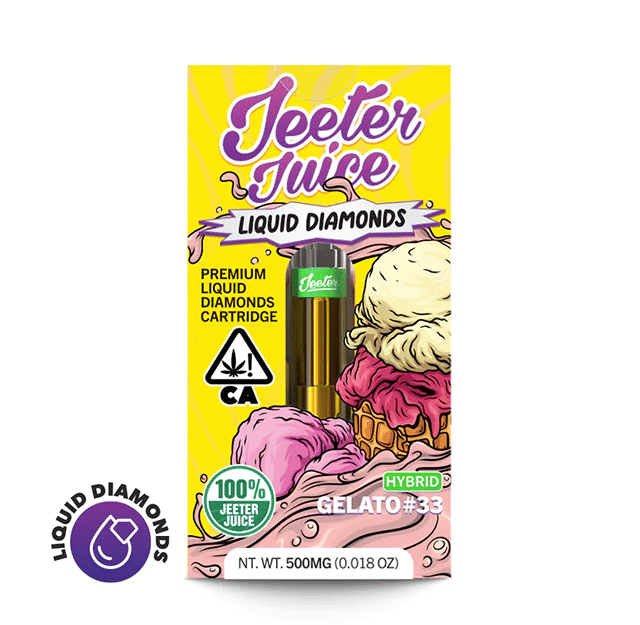 Jeeter Liquid Diamonds | 1g - Gelato - Cartridge - Hybrid