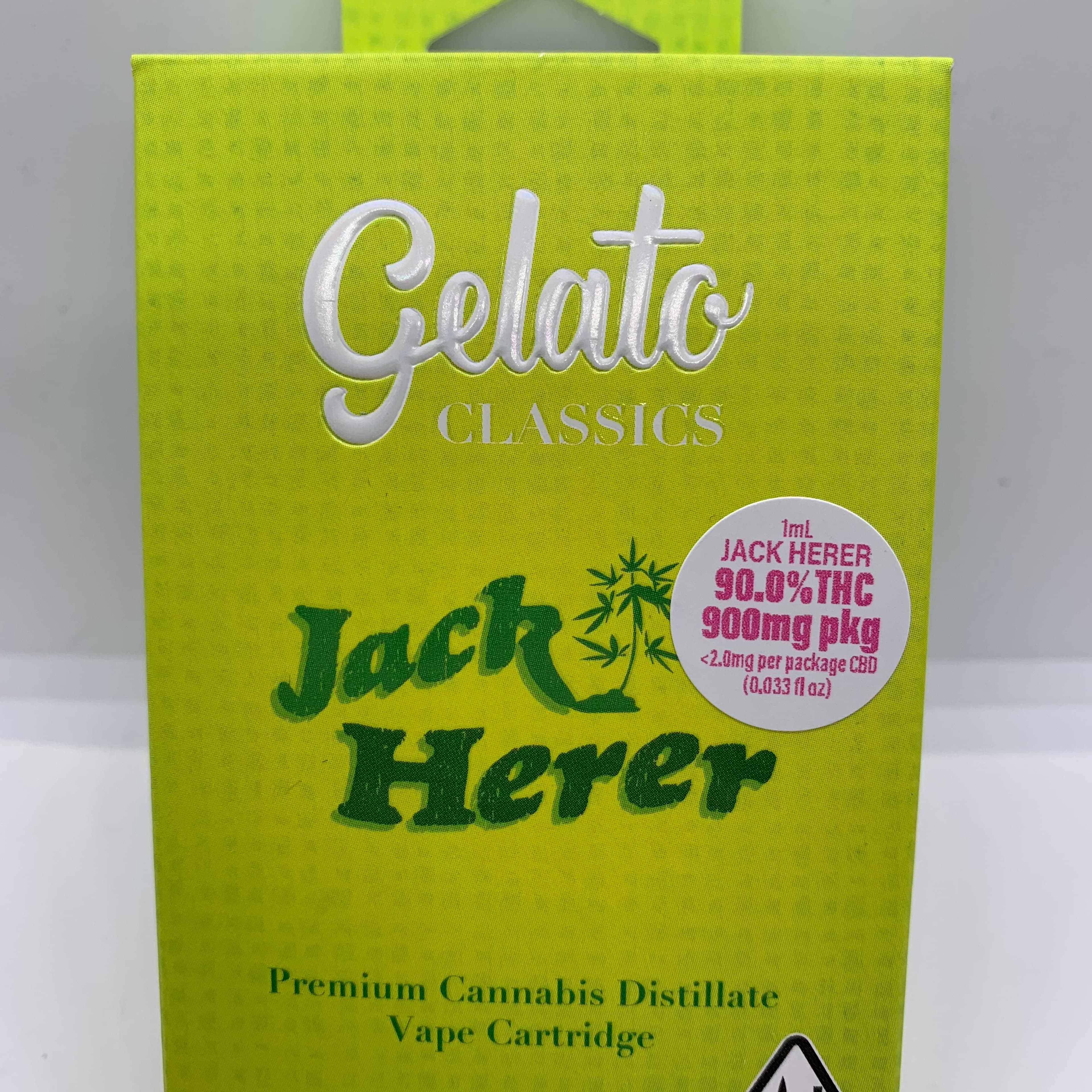 JACK HERER 1G REFILL - GELATO CANNA CO - - $20 - Vape Cartridge