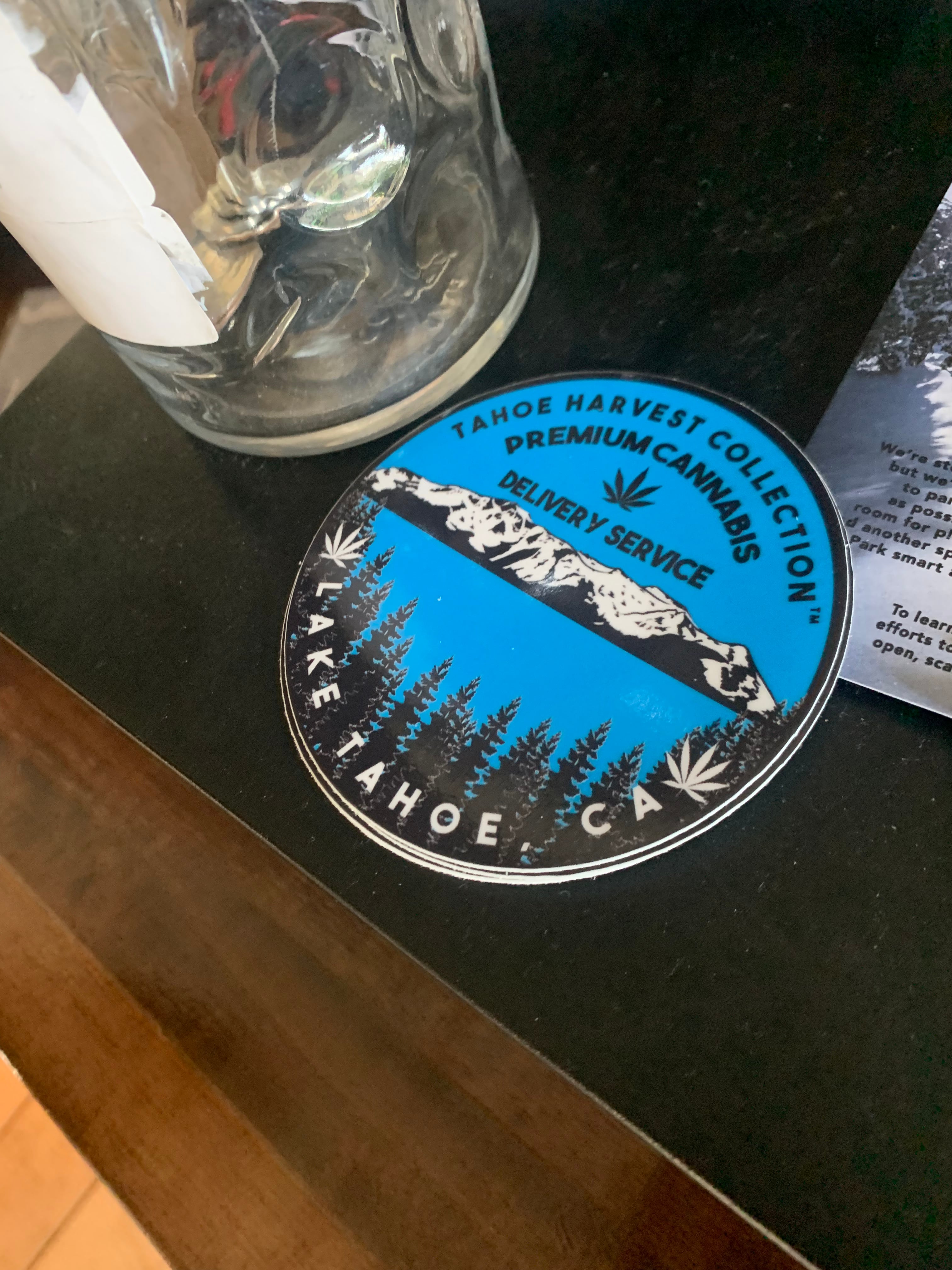 Tahoe Harvest Collection Lake Logo Sticker