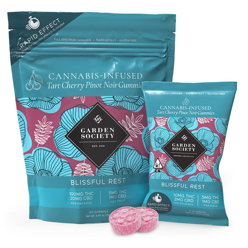 Garden Society Gummies - Garden Society - Pineapple THC:CBG 1:1 - $24 - Edibles