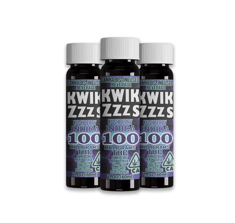 ZZZ KushBerry Indica 100mg - Kwik Ease -  - $10 - Drinks