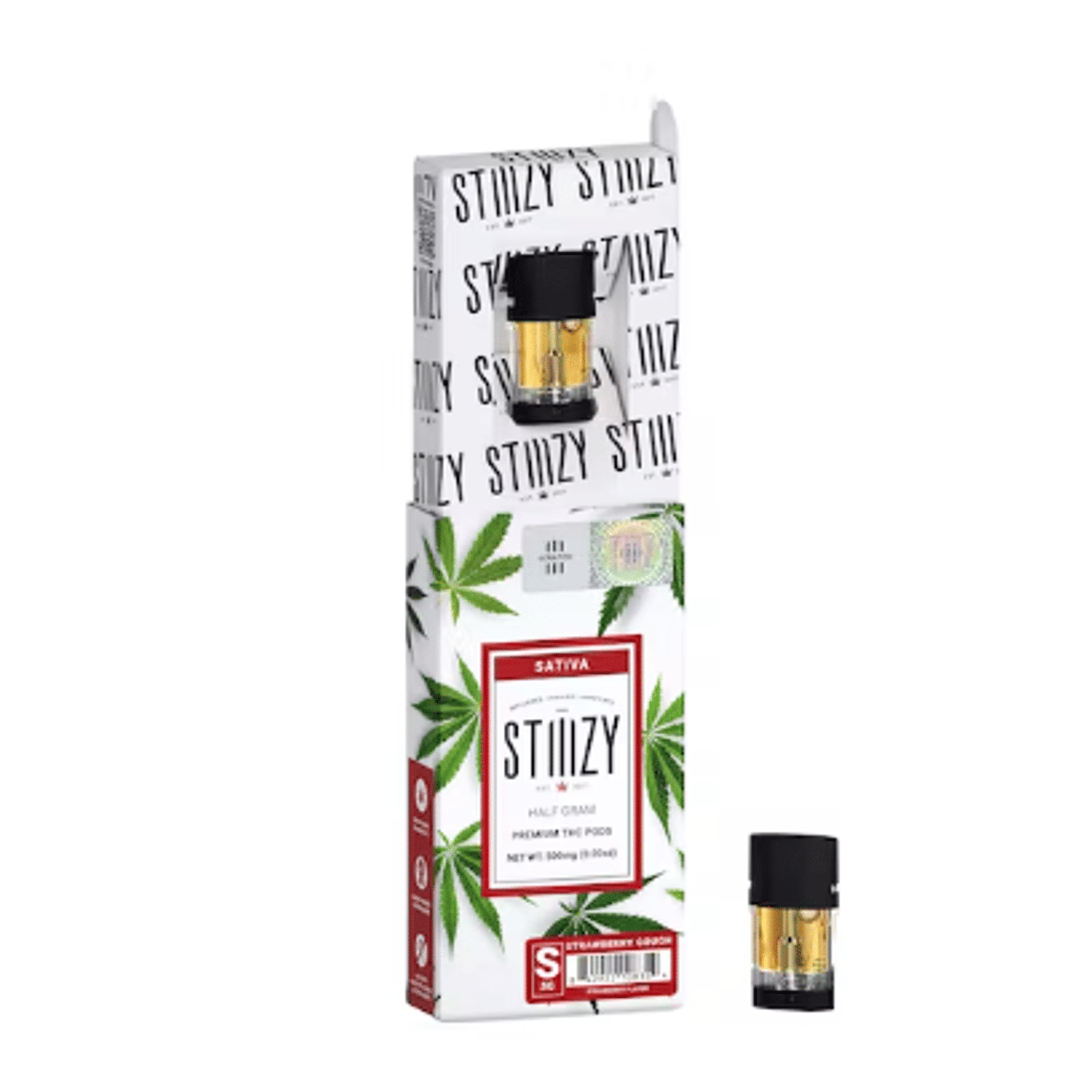 Strawberry Cough .5g Pod - Stiiizy - - $14 - Stiiizy Pods