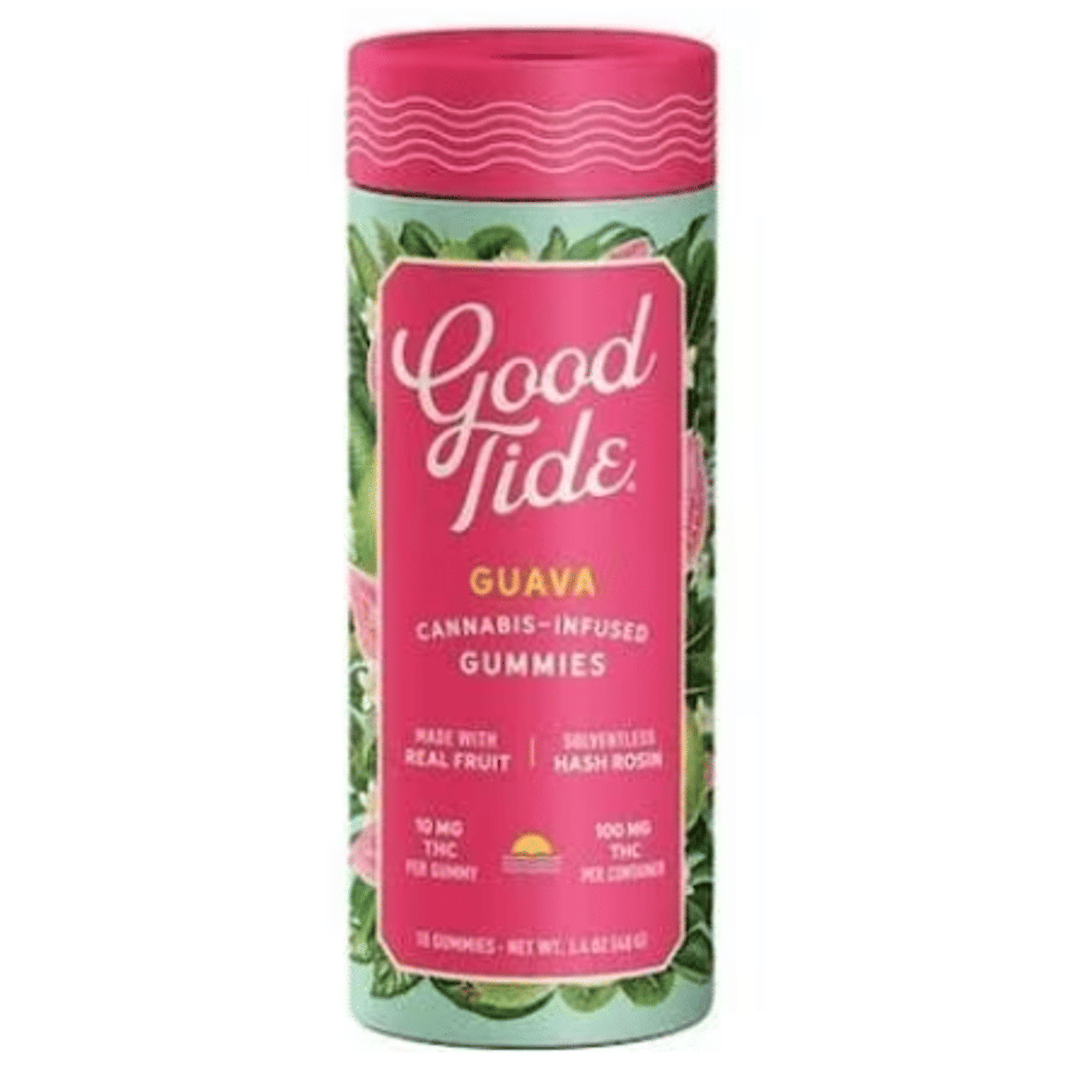 Good Tide: Guava Solventless Hash Rosin Gummies | Balanced - Good Tide - - $22.50 - Edibles