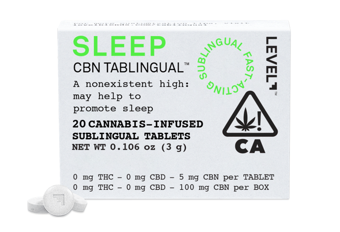 Tablingual Sleep CBN - Level -  - $21 - Capsules