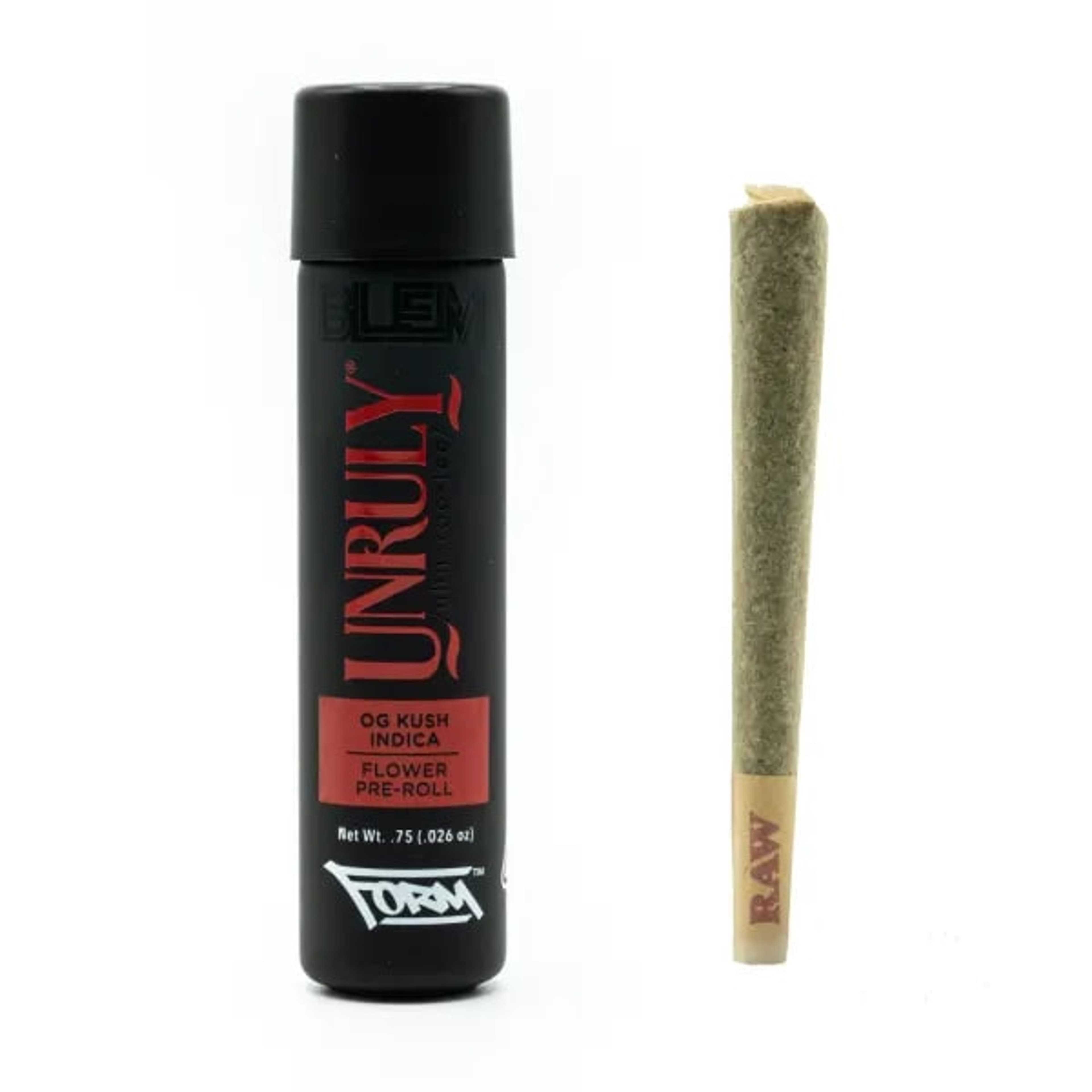 Unruly OG .75g Preroll - Blem - - $11 - Preroll