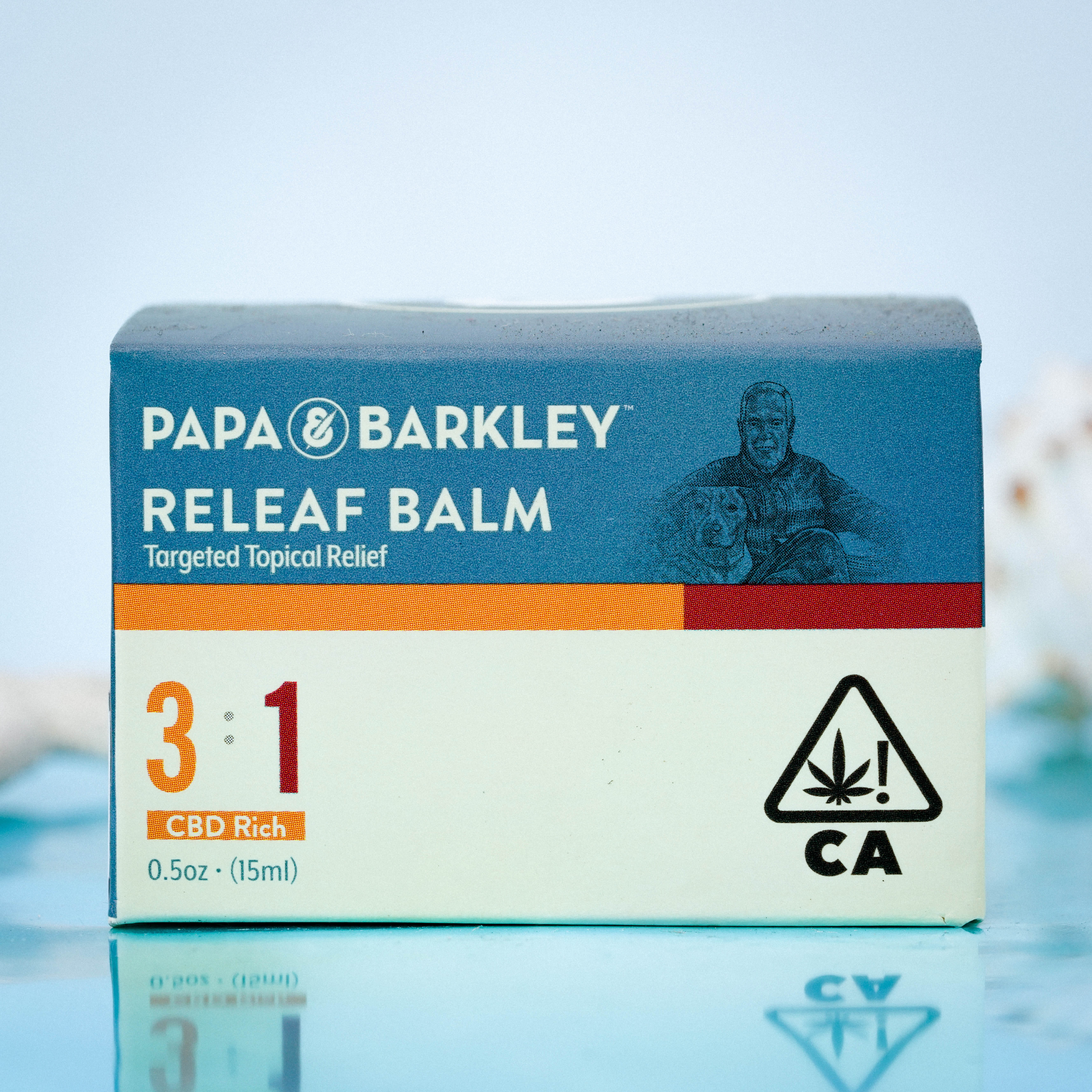 CBD RICH 3:1 (CBD:THC) Releaf BALM 15ml - Papa & Barkley -  - $40.99 - Topical