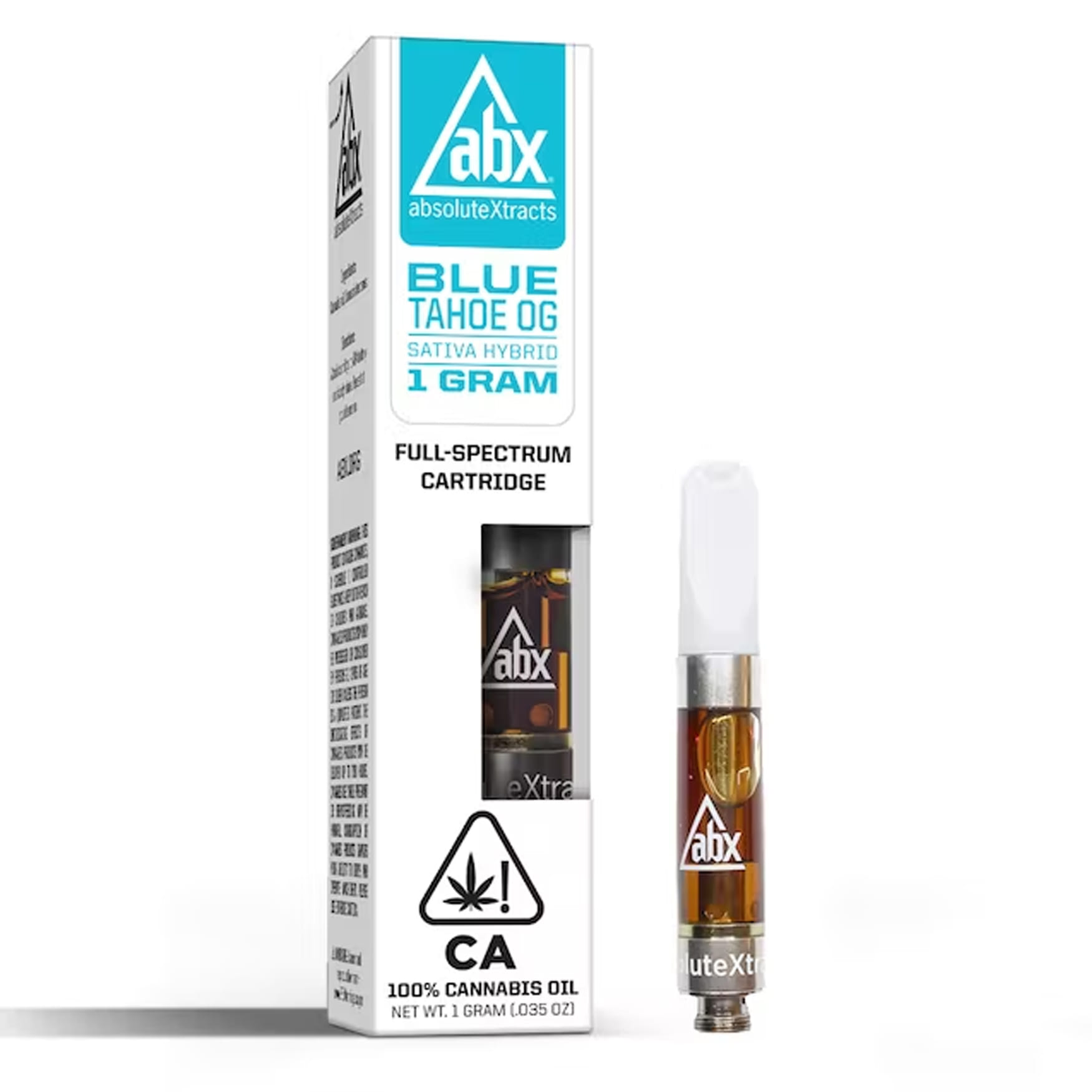 Blue Tahoe OG (S/H) ABX 1g Full Spectrum - AbsoluteXtracts - Blue Tahoe OG (H) - $32 - Vape Cartridge