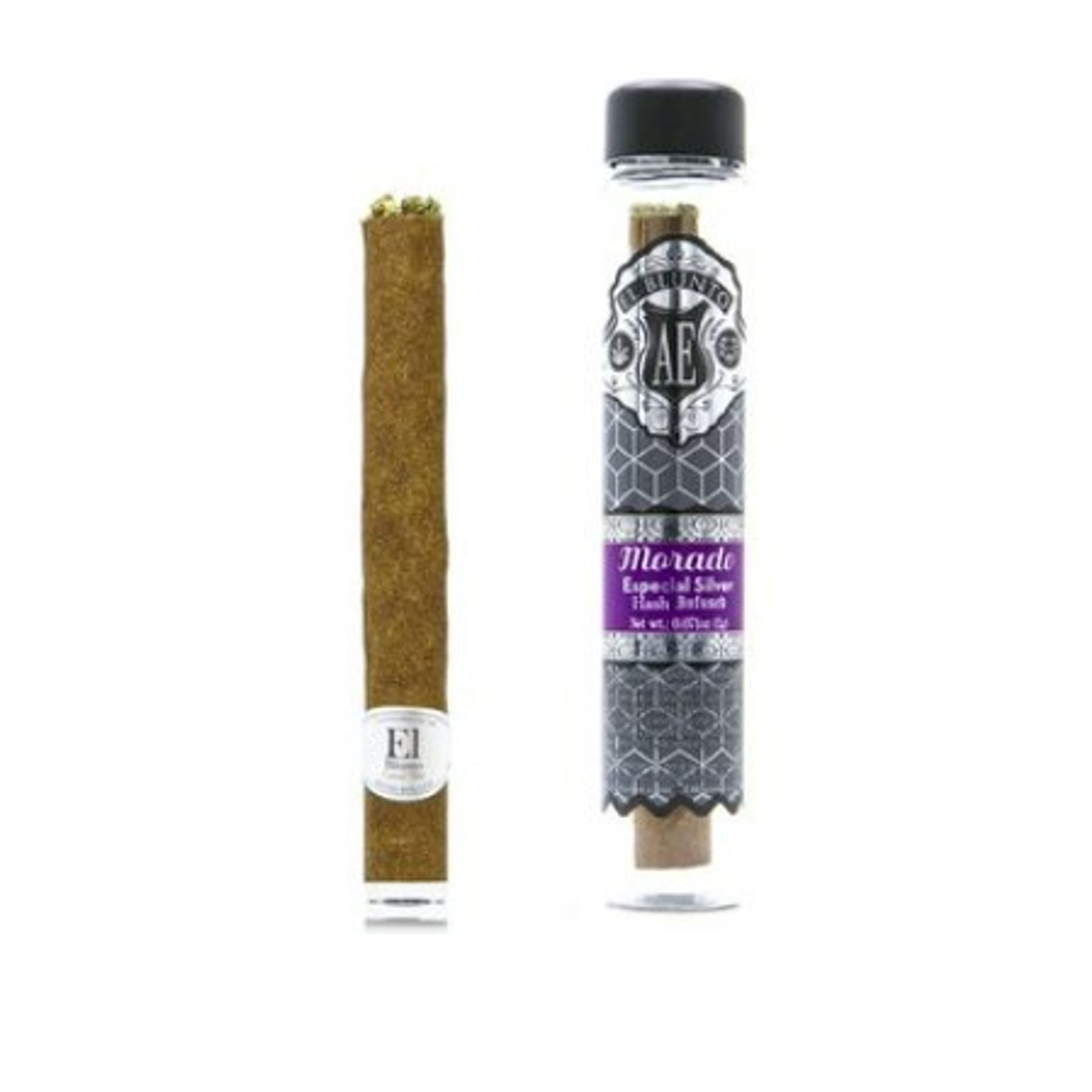 $24.30 El Blunto Morado Especial Silver Hash Infused 1.65G Preroll - El Blunto - - $17.50 - Pre-Rolls