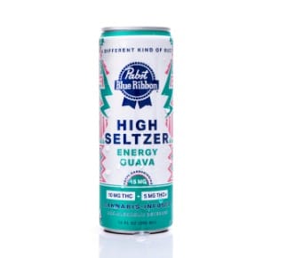 $6.45 / 8.60 Pabst Blue Ribbon High Seltzer 10MG / 25MG - Pabst Blue Ribbon - Guava Daytime - $4.49 - Edibles