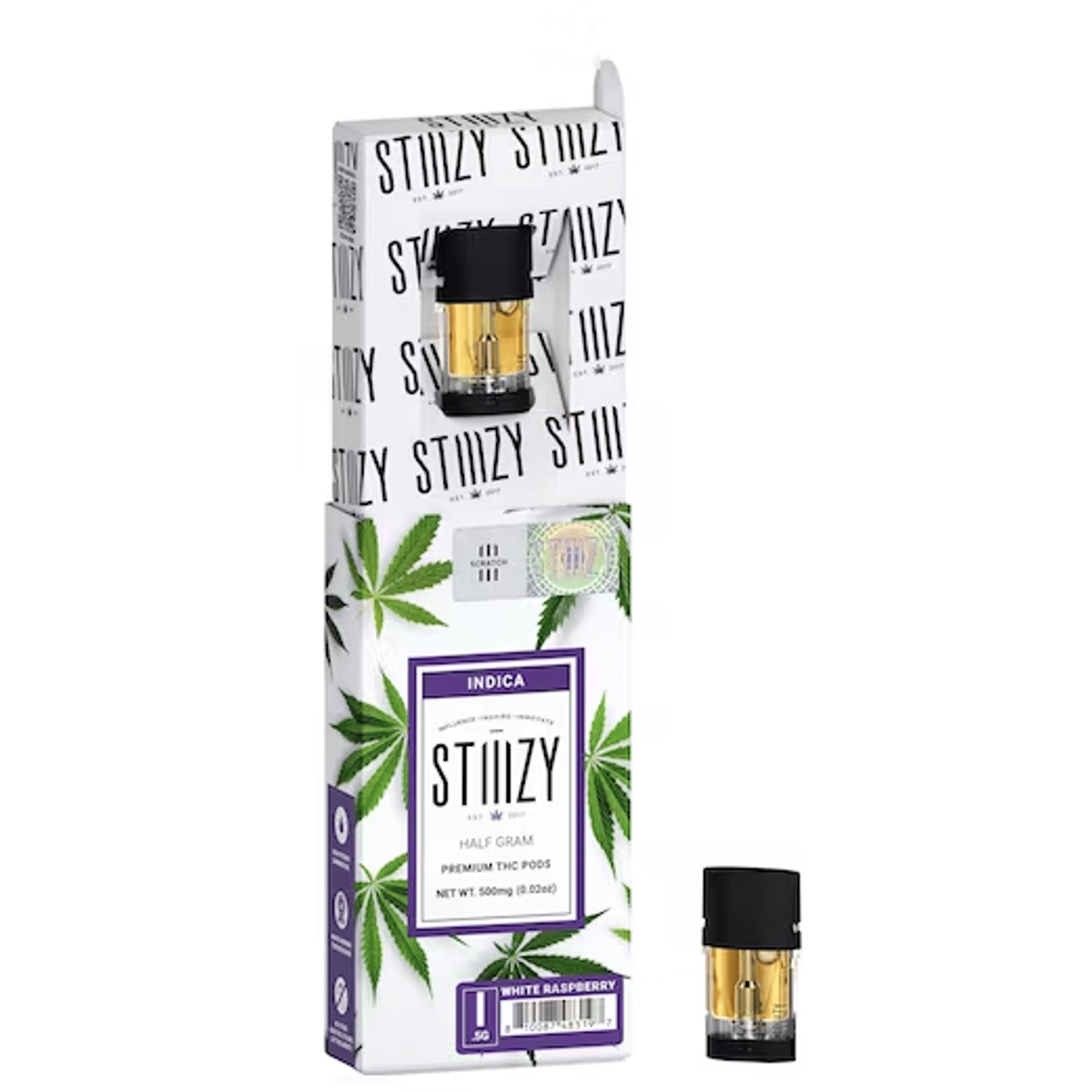 White Raspberry .5g Pod - Stiiizy - - $15 - Stiiizy Pods