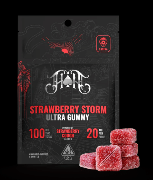 Strawberry Storm 100MG Gummies - Heavy Hitters -  - $14.85 - Edible