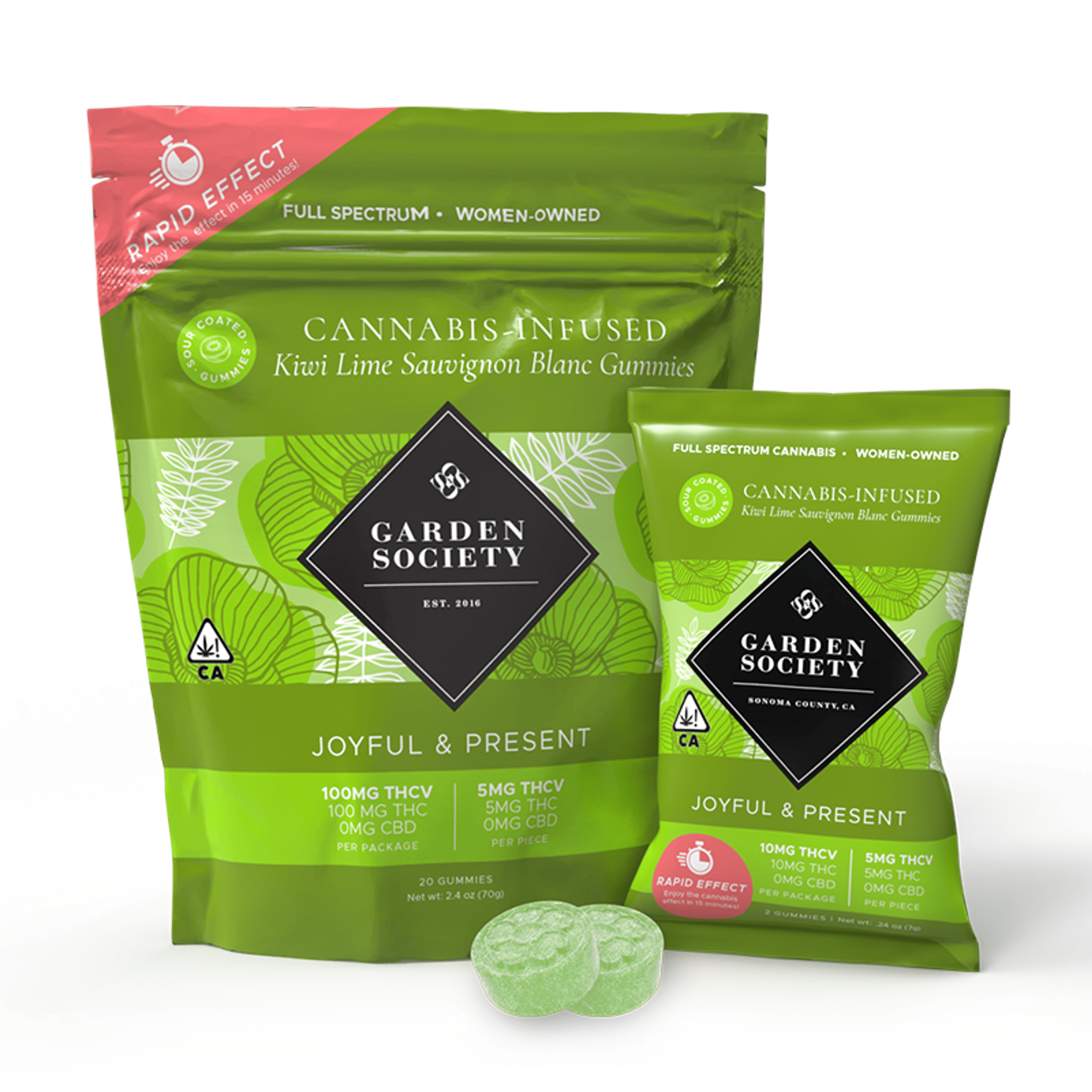 JOYFUL PRESENT THCV:THC 20pk Gummies - Garden Society - - $18.42 - Edibles