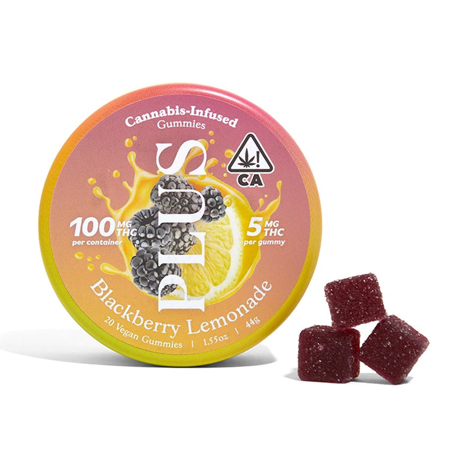 Blackberry Lemonade (I) Plus THC Gummies - Plus Products - Blackberry Lemonade (I) - $15 - Edibles