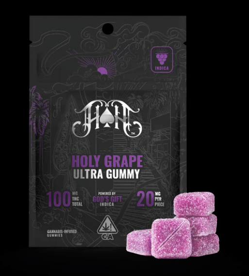 Holy Grape 100MG Gummies - Heavy Hitters -  - $14.85 - Edible