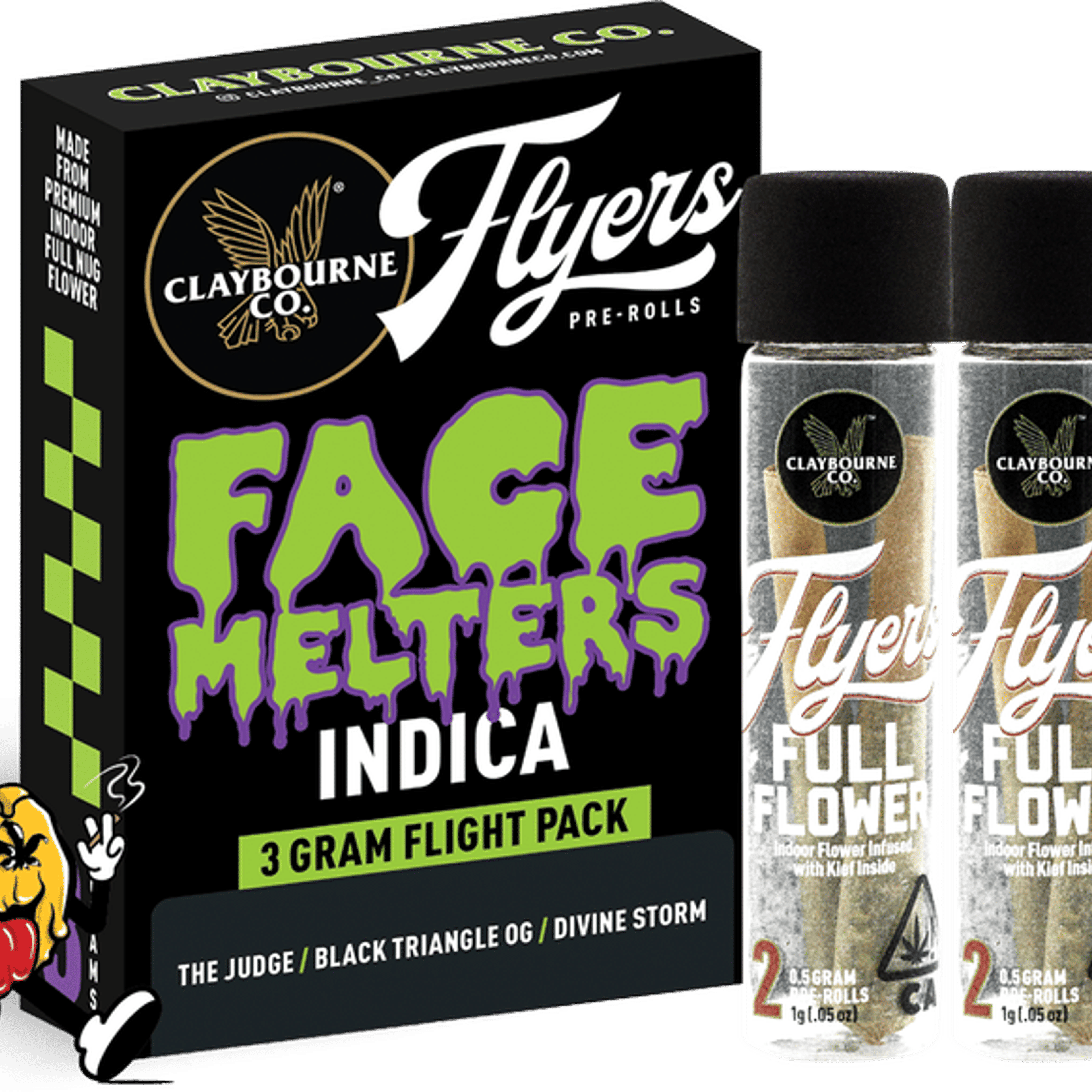 Face Melter 3G Variety Pack Preroll - Claybourne Co. - - $21.45 - Preroll