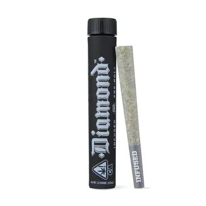 Heavy Hitters | 1g - Black Haze - Diamond THCA-Infused Pre-Roll - Sativa - Heavy Hitters -  - $20 - Pre-Rolls