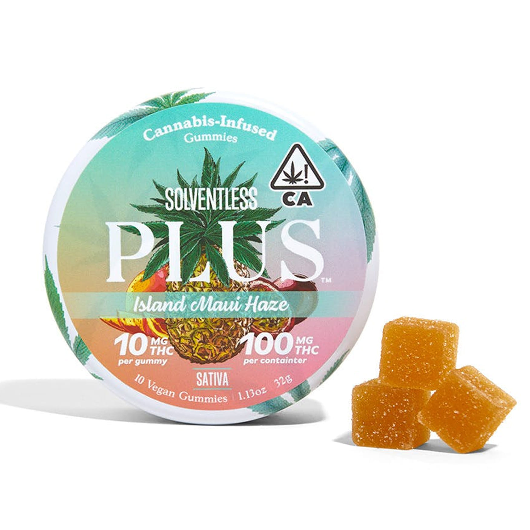 Maui Haze (S) Plus Solventless Gummies - Plus Products - Maui Haze (S) - $18 - Edibles