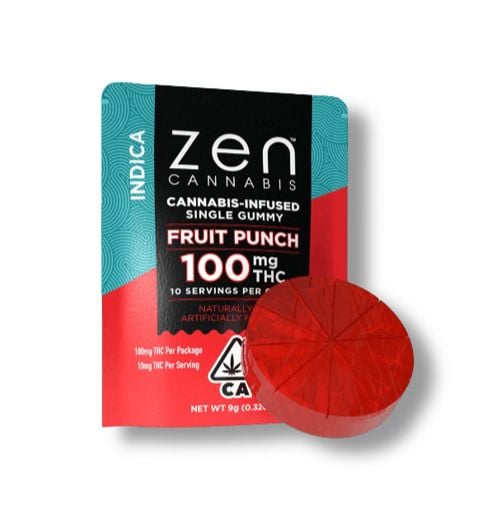 Indica Fruit Punch Single Gummy
