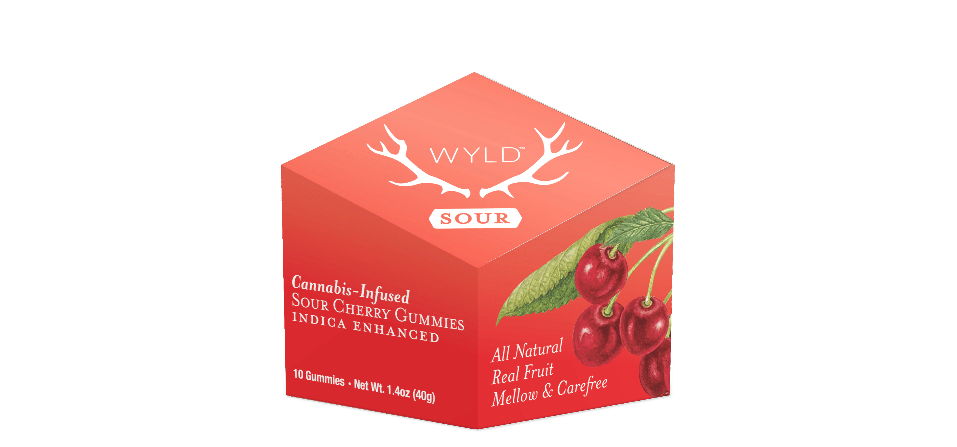 Sour Cherry 100mg Gummies - WYLD -  - $12.75 - Edible